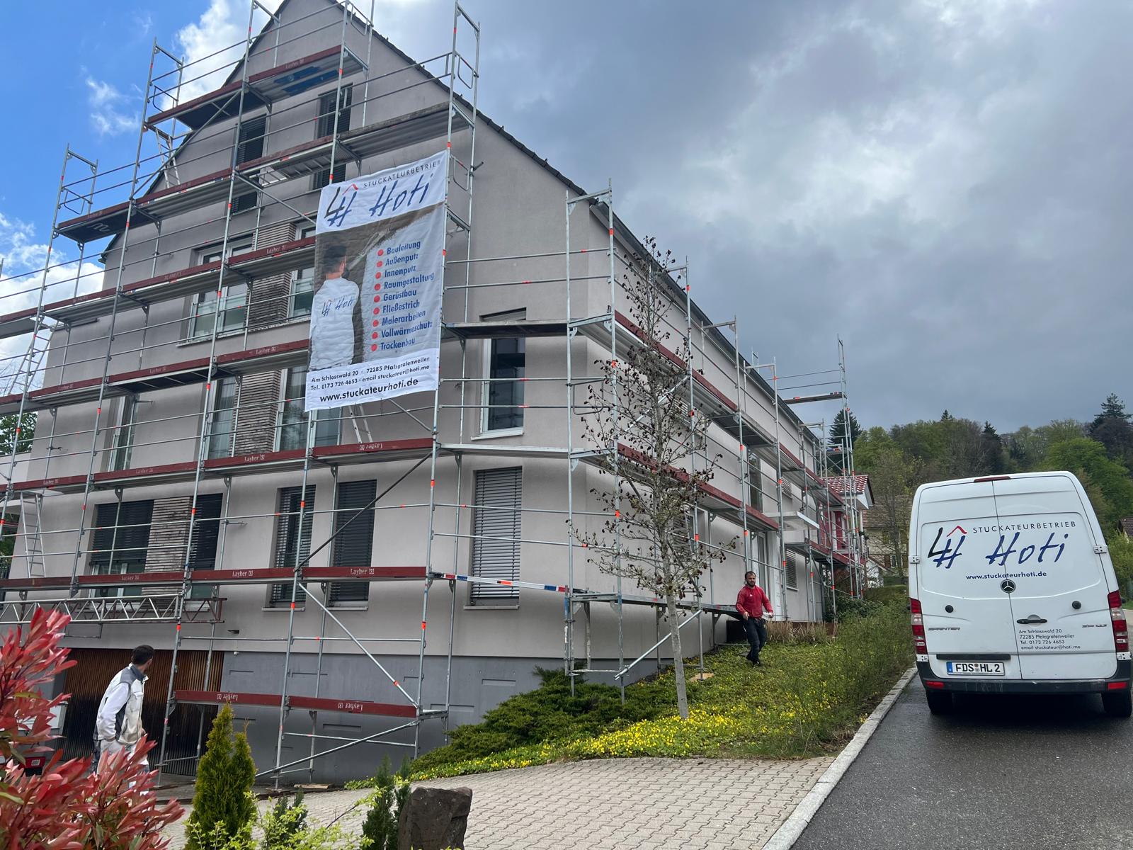 Arbeitsbeispiel Hoti Stuckateurbetrieb
